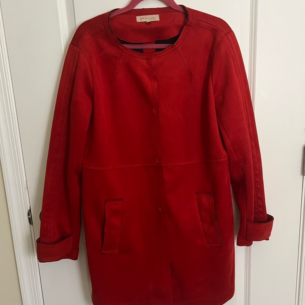Philosophy red coat